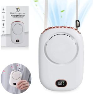 Twenty4seven® Handventilator met Hanger - Draagbare Ventilator Oplaadbaar - Waaier Handwaaier - Hand Tafelventilator Draadloos - Portable Mini Fan
