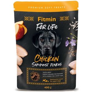 Fitmin For Life Chicken Flakes - traktatie voor honden 400g
