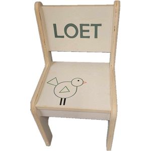 Kinderstoeltje met naam - geboortestoeltje - stoeltje met naam - gepersonaliseerd - kraamcadeau