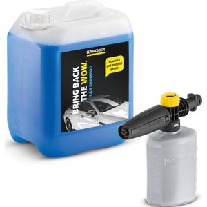 Kärcher Hogedrukreiniger Accessoire set FJ 6 Foam Jet - autoshampoo 5L – regelbaar spuitniveau - tankinhoud 0,6L