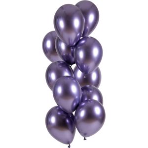 Folat - Ballonnen purple ultra shine (12 stuks - 33 cm)