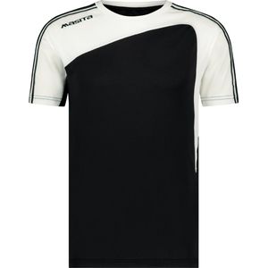 Masita | Sportshirt Forza - Licht Elastisch Polyester - Ademend Vochtregulerend - BLACK/WHITE - M