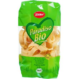 Paradiso Bio Papperdelle 100% puur biologisch durumtarwegriesmeel, pastanestjes - zak van 500 g