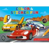 Color & Sticker Fun - Coole auto's / Color & Sticker Fun - Super voitures