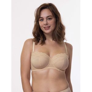 Dorina niet voorgevormde BH - Met beugel - Addison - 95D - Beige.