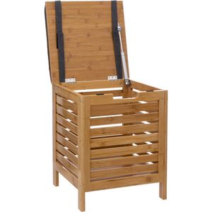 5Five - Bamboe Opbergbank - Beige - Bamboe - 35L Capaciteit