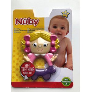 Nuby - Bijtring - Meisje met Vlechtjes