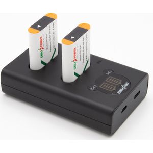 ChiliPower NP-BX1 Sony USB Duo Kit - Camera accu set