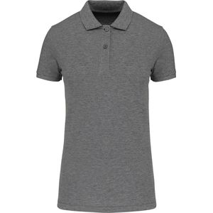 Kariban Piqué-damespolo Bio180 K2026 - Grey Heather - S