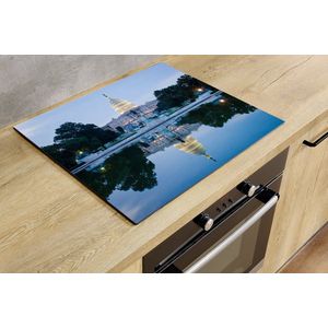 Inductiebeschermer - Capitool met spiegelbeeld - 78x78 cm - Inductiebeschermer - Inductie Afdekplaat Kookplaat - Inductie Mat - Anti-Slip - Keuken Decoratie - Keuken Accessoires