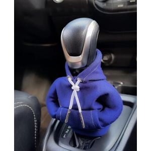 Ilso auto versnellingspook hoodie, blauw, pookknop, stofkap, decoratie