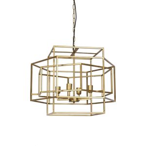 Light & Living Hanglamp Dalisia - Antiek Goud - Ø69cm - Luxe - Hanglampen Eetkamer, Slaapkamer, Woonkamer