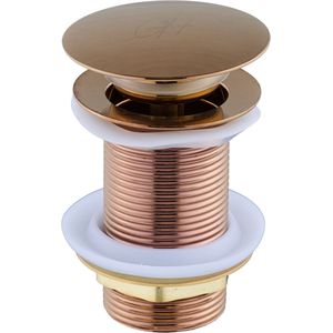 Ostiumhome® - Wastafel Afvoerplug - Pop-up Click Waste - Universeel - Koper - Flusso