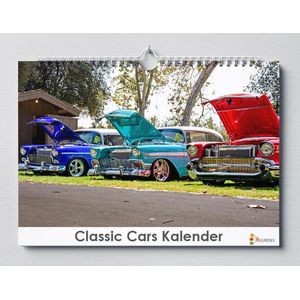 Classic Cars verjaardagskalender 35x24cm | Wandkalender | Kalender