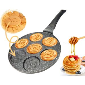 Pancake Pan met Dierlijke Vormen - Pannenkoekenpan - Crêpemaker - Pancakes Set