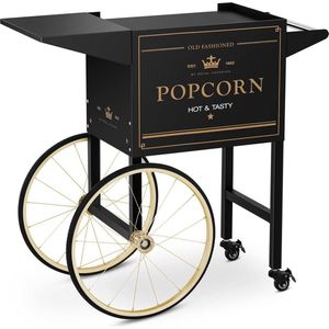 Royal Catering Popcornkar - zwart en goud
