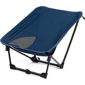 Ultralichte opvouwbare campingstoel met laag profiel voor volwassenen - strandstoel met draagtas voor wandelen en backpacken