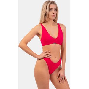 Fitness Triangle Bralette Top WITH PADDING Bikini Roze – NEBBIA 457-M