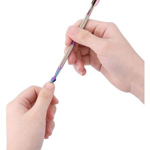 Nagelriem Pusher van roestvrij staal voor het verwijderen van dode huid - Pedicure en Manicure Tool (F505)