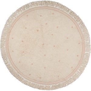 Tapis Petit Rond Vloerkleed Emma Dots Pink