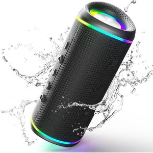 GTB® Douche Speaker - Badkamer Speaker - Douche Speaker Bluetooth - Zwart - 20cm x 9cm x 9cm