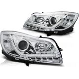 Koplampen dagrijlicht OPEL INSIGNIA 08-12 CHROOM TUBE LIGHTS