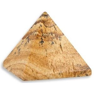 Ruben Robijn Jaspis landschap piramide 25 mm edelsteen