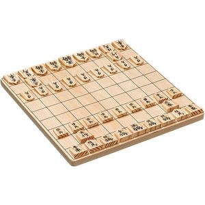 Shogi Japans schaak - Houten set 26x26x1,2 cm - Leeftijd vanaf 10 jaar - Voor 2 spelers - Speelduur ca. 60 minuten