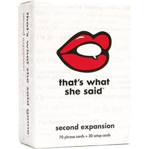 That's What She Said Second Expansion Card Game