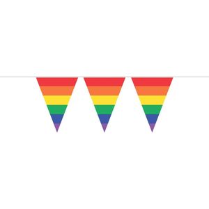5x Vlaggenlijn Regenboog (10M)
