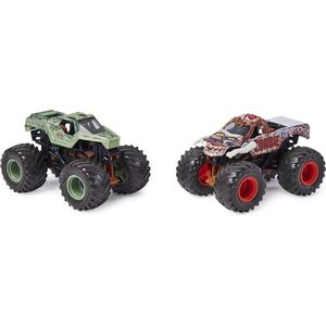 Monster Jam , officieel Soldier Fortune Black Ops vs. Zombie van kleur veranderende metalen monstertrucks op een schaal van 1:64