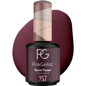 Pink Gellac - 257 Burnt Taupe Gel Lak 15ml - Gellak Nagellak met Creamy Finish - Gelnagels Producten - Gel Nails