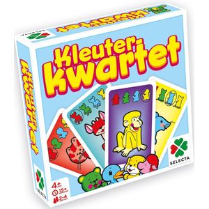 Selecta Kleuterkwartet - Leuk en herkenbaar geïllustreerd kwartetspel voor de allerkleinsten