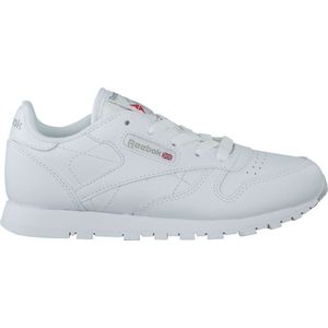 Reebok Classic Leather Kids Sneakers - Leren Sneaker - Meisjes - Wit - Maat 31