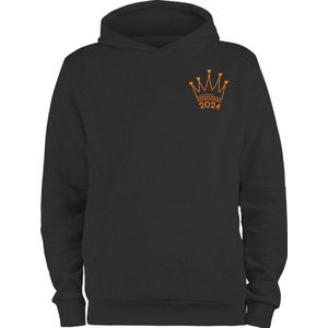 Koningsdag Kleding | Fotofabriek Koningsdag hoodie heren | Koningsdag hoodie dames | Oranje hoodie | Maat XL | Koningsdag 2024 Hoek Oranje