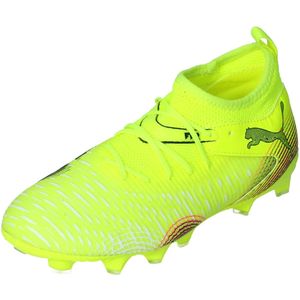 PUMA FUTURE 8 MATCH FG/AG Jr Unisex Sportschoenen - Yellow Alert-PUMA Black-Sun Struck - Maat 32