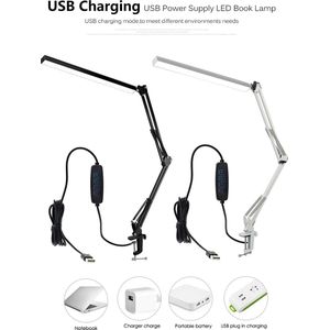 Temz® Daglichtlamp - Lichttherapielamp - Daglichtlamp Bureaulamp - Daylight Lamp - Daglichtlamp Hobby, Schilderen - Lichttherapielamp Winterdepressie - Lichttherapie - Daglichtlampen - Hobbylamp - Handwerklamp - Borduurlamp - Zwart