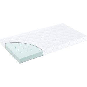 Babymatras - Regenboog - 60 x 120 Cm - Comfortabel En Kleurrijk Matras Voor Babybed