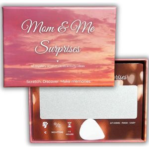 Mom & Me Surprises - Cadeau voor moeder - Uitjes moeder dochter kaartspel - Scratch Cards - Moederdag