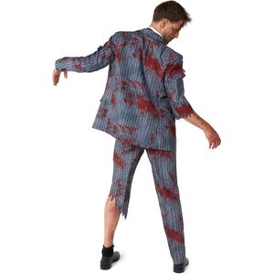 Suitmeister Zombie Kostuum - Mannen Pak - Grijs - Carnaval - Maat XL