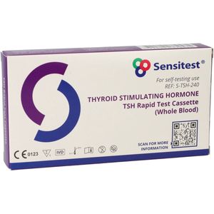 TSH Sneltest – Zelftest voor Schildklierfunctie – Resultaten binnen 10 Minuten – Eenvoudig thuis uit te voeren – 1 stuk