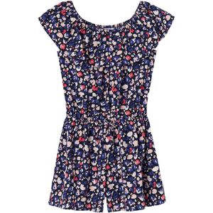 NAME IT NKFVINAYA SS PLAYSUIT FFFFF NOOS Meisjes Jumpsuit - Dark SapphirePrint:Leo - Maat 158