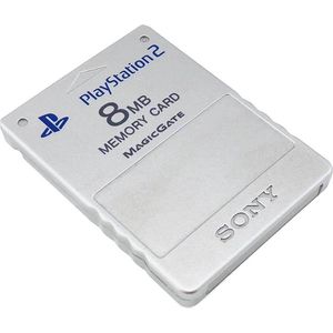 Sony Memory Card 8MB-Zilver (PlayStation 2) Gebruikt