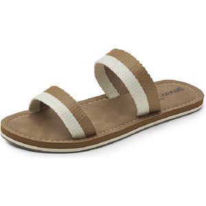 Gevavi Bisa teenslipper - slipper beige/bruin - maat 36