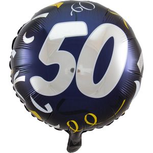 Folat - 50 Jaar Stijlvol Feest Folieballon - 45cm