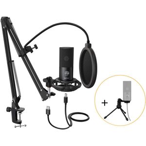 FIFINE T669 USB-microfoon kit - Streaming - Podcasting - Zwart