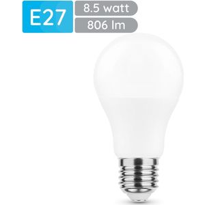 Modee E27 LED Lamp 8.5W - 806lm - 2700K - Warm Wit - LED Globe A60 - Vervangt 60W Halogeen Gloeilamp