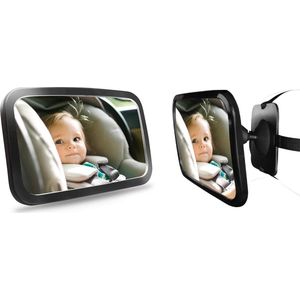 Autospiegel voor baby's - Verstelbaar - 29x19cm