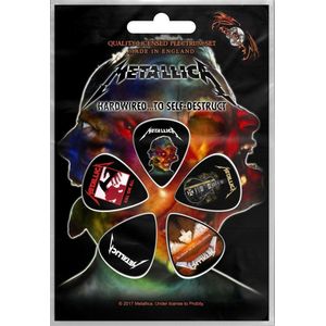 Metallica - Hardwired To Self-Destruct Plectrum - Set van 5 - Multicolours