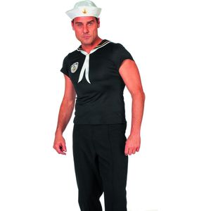 Kapitein & Matroos & Zeeman Kostuum | Sexy Mannen Sailorshirt Kostuum | Maat 54 | Carnaval kostuum | Verkleedkleding